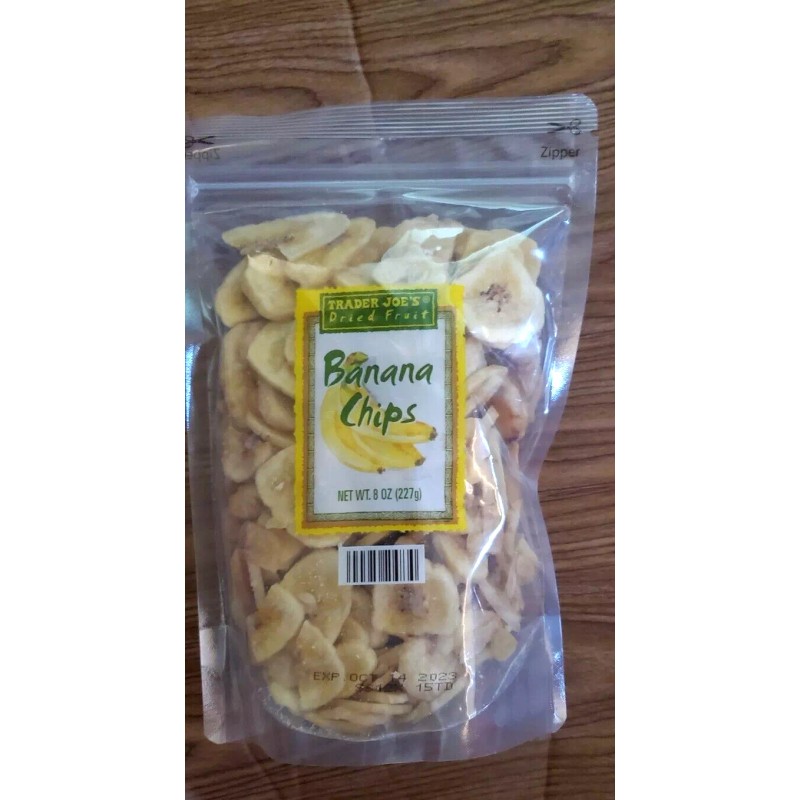 Trader Joe's 3 PACK TRADER JOE'S BANANA CHIPS 8 OZ
