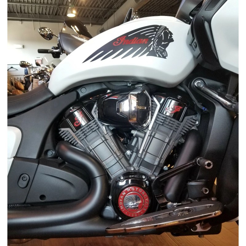 INDIAN CHALLENGER MOTORCYCLE FUEL TANK SIDE SCRIPT DECAL, STICKER, EMBLEM
