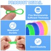 uxcell 12Pcs Silicone Rubber Bands,20mm/0.8" Rubber Bands Rings Cable Ties
