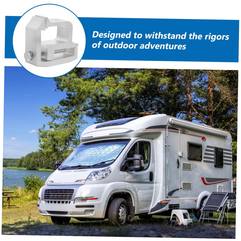 ABOOFAN 2pcs Heavy Duty Mounting Clamps for Truck Caps Camper