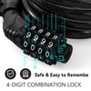 E Scooter Lock,Bike Lock Combination Lock Cable Compatible for Xiaomi