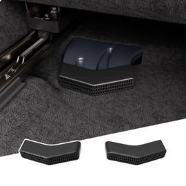 CZmenghe 2PCS Under Seat Vent Deflectors Compatible with 2022-2026 Toyota Tundra Under Seat Air Outlet Trim Air Vent Extension Replacement for 2022-2026 Toyota Tundra Accessories