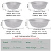 Boundless Voyage Camping Plate Titanium Pan Dish Bowls Set Ultralight