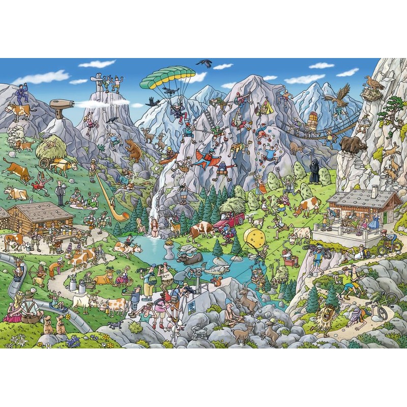 Heye Alpine Fun 1000 Piece Birgit Tanck Jigsaw Puzzle
