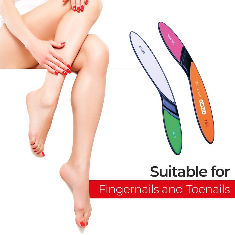 Titania Nail Polisher with 4, Length: 16.5 cm