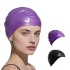 Swimming Cap Swimming Cap for Women and Men (Purple)
