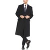 Adam Baker Men's A54805 Full Length Double Breasted Luxury Wool/Cashmere