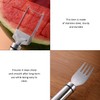 VBRHFRIF 2 Pieces Fruit Fork Cutter, Watermelon Dicing Tool, Double
