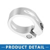A ABSOPRO Aluminium Alloy Bike Seat Post Clamp Seat Adapter