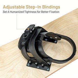 Multigot Sledding Board Skiing Board W/Adjustable Foot Straps Winter Sports Snowboarding