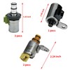 6Pcs 4F27E Refurbished Transmission Shift Solenoid Set(EPC PWM) Compatible with