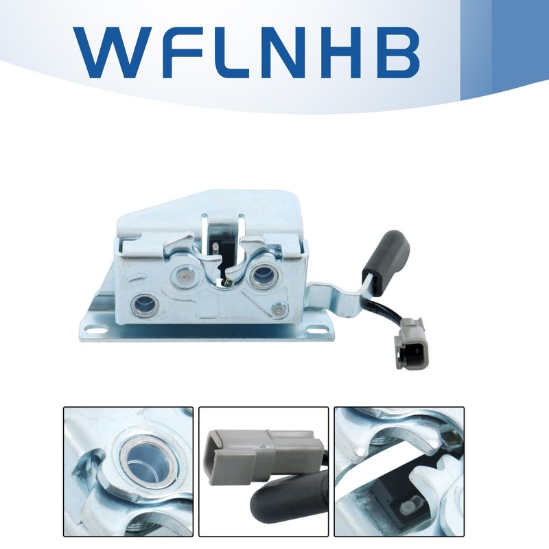 WFLNHB 7109661 Front Door Latch with Sensor Replacement for Bobcat