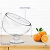 Royal Imports Clear Glass Slant Cut Tilted Angled Bubble Ball