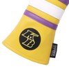 Yellow Number 8 Soft PU Leather Golf Club Headcover for