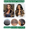 KLAIYI Ombre Highlight Blonde Loose Body Wave Bye Bye Knots
