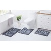 Clara Clark Bathroom Accessories Set - 23PC Shower Curtain Set