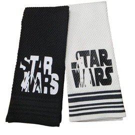 Star War* Kitchen Towels/Disne* Kitchen Towels Storm Troopers/Jedi/Dart* Vade* Kitchen/Bathroom Towels (Black and White Towels)
