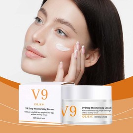 EELHOE Hyaluronic Acid Facial Deep Moisturizing Cream, Eye Cream, Brighten Skin tone, Brightens Complexion, Easy Absorbs,Long last Haydration,Reduces Fine Lines ,Dry Skincare Moisturizer Aloe Comfort Gentle - Quantity: 2 bottles