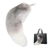 MUNSKT Fox Tail, Furry Fox Tail, 15.75-Inch Tail Key, Decorative