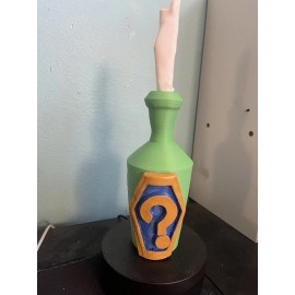 Sly Cooper Clue Bottle Replica  Prop Collectible -  9  in.