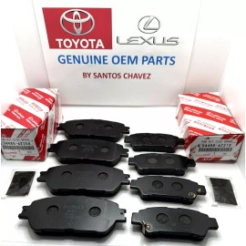 Toyota 2004-2010 Toyota Sienna Front & Rear Brake Pad Set GENUINE OEM PART