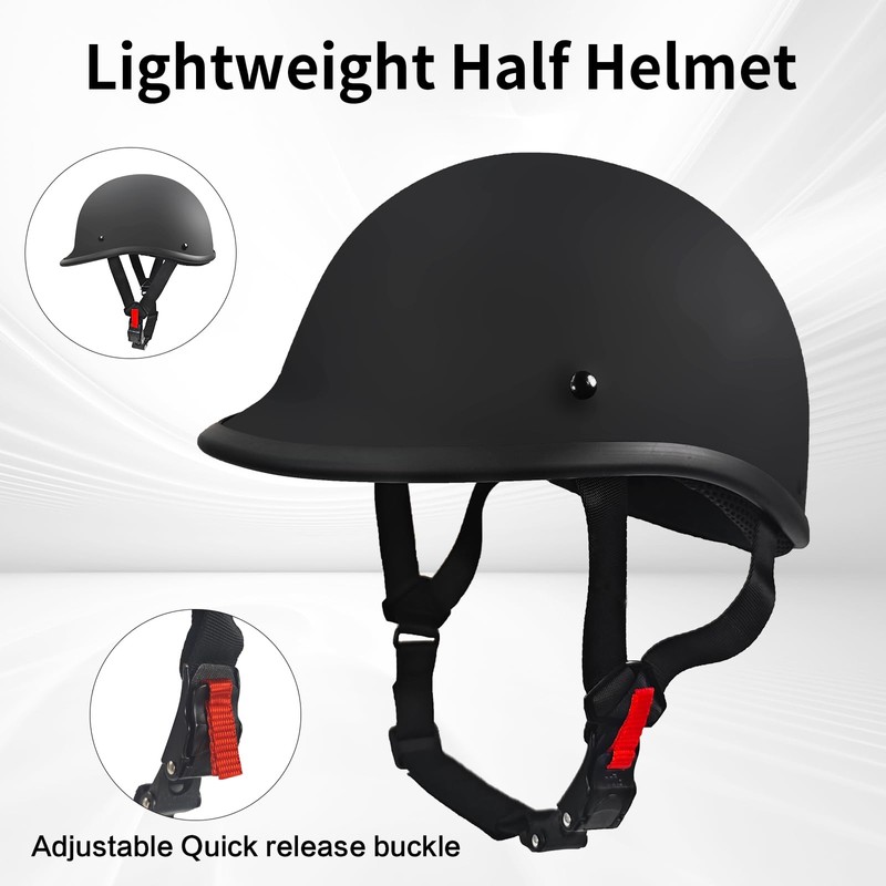 Half Cap Motocross Helmets Adult Half Shell Open Face Motorcycle