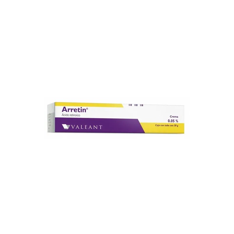 Arretin Retinol Valeant Crema Antiacné Hipoalergénica Libre de Parabenos 30g
