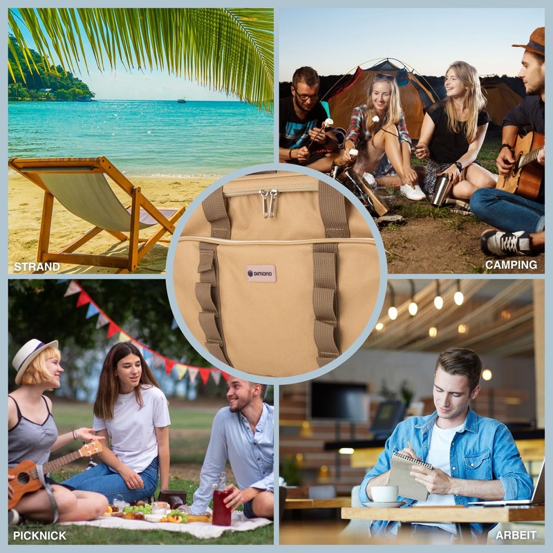Large 25 Litre Insulated Cooler Bag XL Insulated Cooler Bag