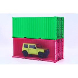 Fujimi Model NEXT-1002 1/24 Car NEXT Series No.1002 1/24 20ft Container (Pink)