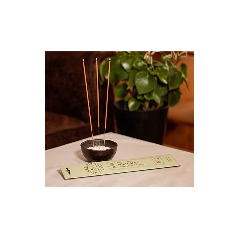 Nippon Kodo H&E Bamboo Incense 08 White Sage, Pack of