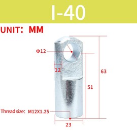 SC Cylinder I-40 MA Connector I Fitting Internal Threaded MAL Attachment Connector 16 20 25 40 50 63 80 100