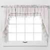 RENAISSANCE HOME FASHION Lillian Swag Pair, 56" X 38", Ivory