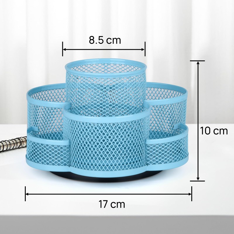 Topwey Pen Holder for Desk, Rotating Pencil Holder, Cup Holder