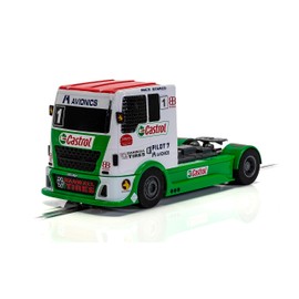 Scalextric C4156 Racing Truck - Red & Green & White Car - World Sport Champ/Endurance