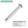 M METERXITY 20-Pack Single Hole Clevis Pins, M5 x 40mm
