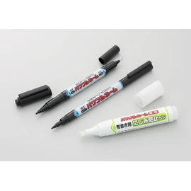 三菱鉛筆 油性ペン パワフルネーム 細字 PNA1251P.24 黒 10本