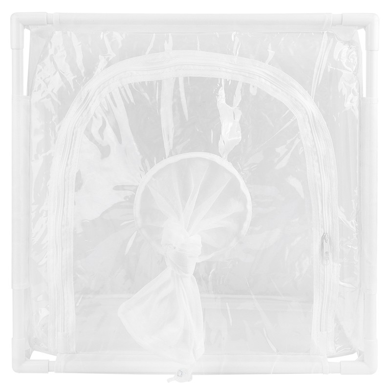 Insect Mesh Cage Greenhouse Outdoor Ventilated Butterflies Habitats Cage 40x30x40cm