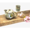 Kutani [Teapot/Teapot] Large White Rabbit Weeping Cherry Blossom [Back Picture]