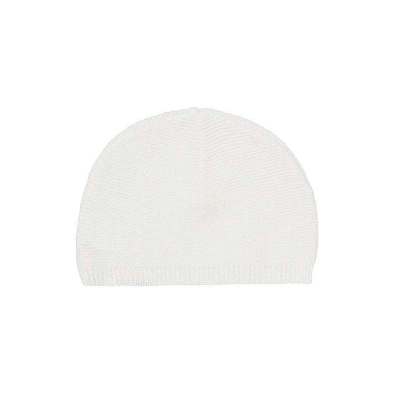 Noppies Unisex Baby U Hat Strik Rosita M tze, Weiß