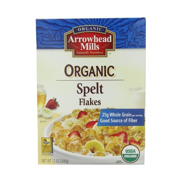 Arrowhead Mills Organic Spelt Flakes Cereal (3x12 oz.)