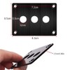 Gebildet 12 mm Mounting Hole Plate for Toggle Switch, Push
