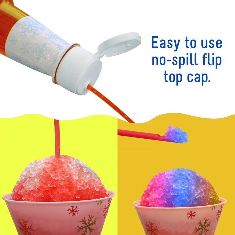 Time For Treats Flavored Syrup for Snow Cones, Homemade Sodas,