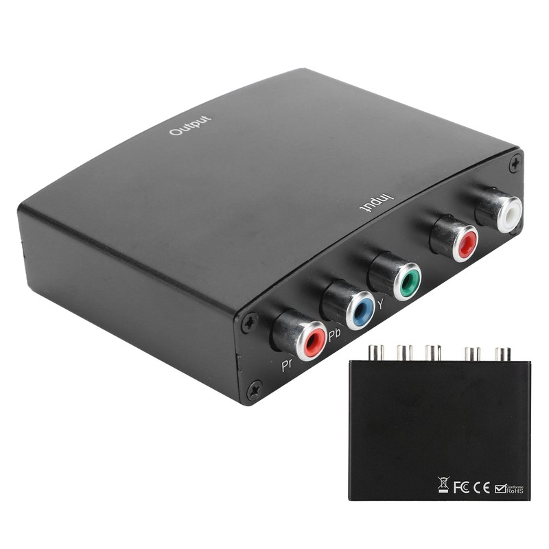 YPbPr to HDMI Converter Portable L/R Audio RGB Adapter Cable