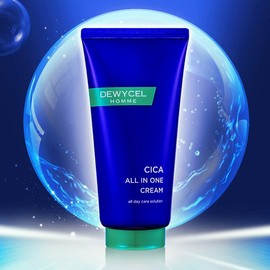 Dewycell 옴므 시카올인원 수분부스트 크림 대용량 150ml / 남자 진정보습올인원크림 Homme Cica All-in-One Moisture Boost Cream Large Size 150ml / Men's Soothing Hydrating All-in-One Cream