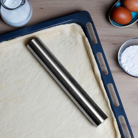 LURCH Rolling Pin Baking Tray Stainless Steel 18/10 26 cm
