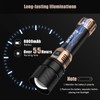SKYFIRE Rechargeable Flashlight High Lumens,8000mAh Super Bright Flashlight,Zoomable,4 Modes,Waterproof LED