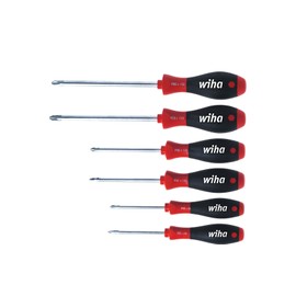 Wiha 311K6 SoftFinish Phillips/ Pozidriv Screwdriver Set 6 Piece