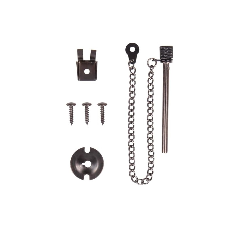 Stone Harbor Hardware Sliding Patio Door Security Pin, Matte Black