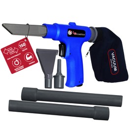 LE LEMATEC Dual-Action Pneumatic Vacuum & Air Blow Gun with Attachments, 150 PSI Multi-Functional Air Compressor Vacuum & Blower Gun (AS119)