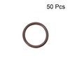 sourcing map Pack of 50 Fluororubber O-Rings 10 mm OD